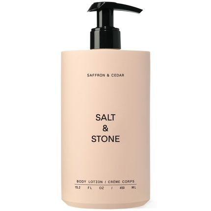 Salt & Stone Body Lotion Saffron & Cedar 450Ml
