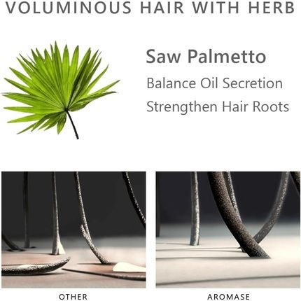 Aromase Volumizing Essential Shampoo For Hair Loss With Natural Dht Blocker