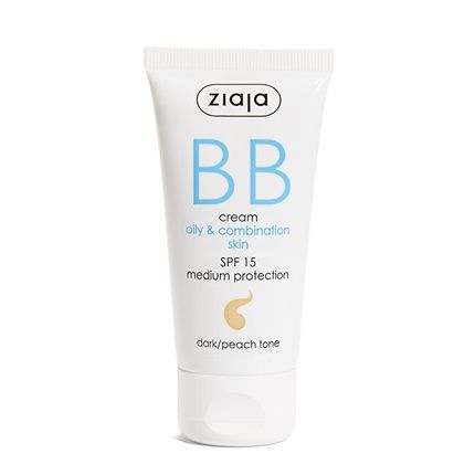 Ziaja Bb Cream For Oily And Mixed Skin Spf 15 Dark Peach Tone 50 Ml