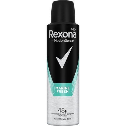 Rexona Men Deodorant Spray Antiperspirant Stay Fresh Marine 150Ml
