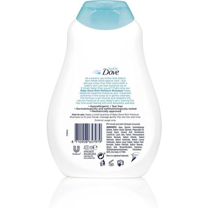 Baby Dove Rich Moisture Shampoo 400Ml