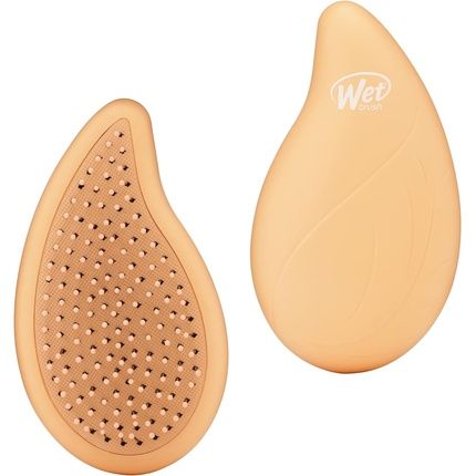 Wetbrush Go Green Palm Detangler With Ultra Soft Intelliflex Bristles Coconut Oil Infused Orange