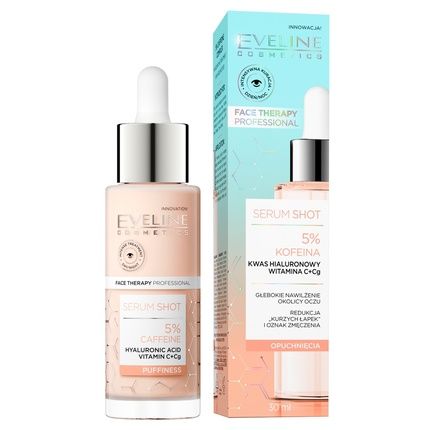 Eveline Serum Shot 5% Caffeine Eye And Eyelid Puffiness Serum 30Ml