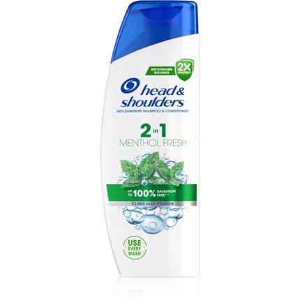 Head & Shoulders Menthol Fresh 2In1 Shampoo And Conditioner - 330 Ml