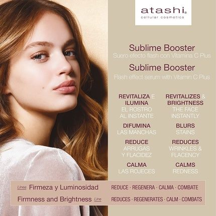 Atashi Firmeza Y Luminosidad Perfection Sublime Booster Serum With Hyaluronic Acid And Vitamin C 30Ml