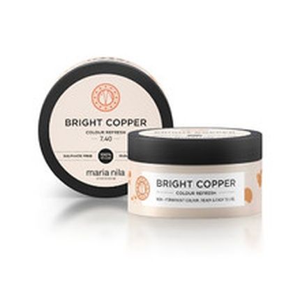 Maria Nila Bright Copper Colour Refresh Mask 100Ml Gentle Nourishing Mask Without Permanent Color Pigments