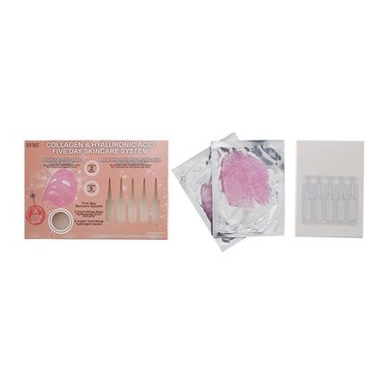 Skin Treats Collagen Glitter And Hyaluronic Acid Ampoules 5 Day Skincare System