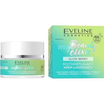 Eveline Cosmetics My Beauty Elixir Illuminating Soothing Cream With Blueberry