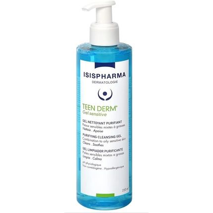 Isispharma Teen Derm Gel Sensitive Purifying Cleansing Gel 400Ml - Image 3