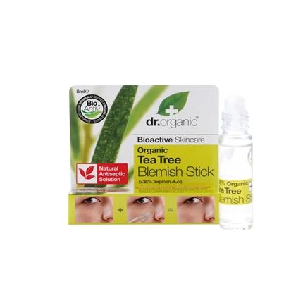 Dr Organic Tea Tree Blemish Stick Natural Vegan Cruelty Free Paraben & Sls Free 8Ml