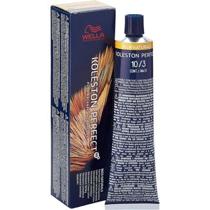 Wella Koleston Perfect Me+ 10/3 Lightest Gold Blonde 60Ml