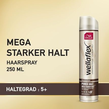 Wellaflex Extreme Hold Hair Spray 48H Ultimate Hold Without Sticking Vegan Scalp-Friendly Formula With Uv Protection 250Ml