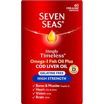 Seven Seas Pure Cod Liver Oil Extra High Strength Capsule 60 Capsules
