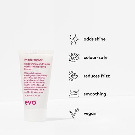 Evo Mane Tamer Smoothing Conditioner - Strengthens And Softens Hair