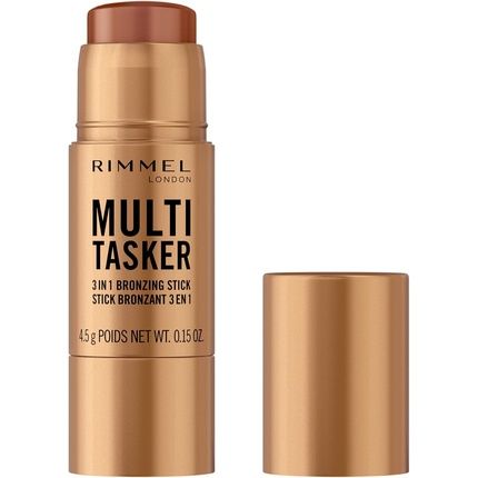 Rimmel Multi Tasker 3-In-1 Bronzing Stick 003 Tan Sculpted And Bronzed Glow