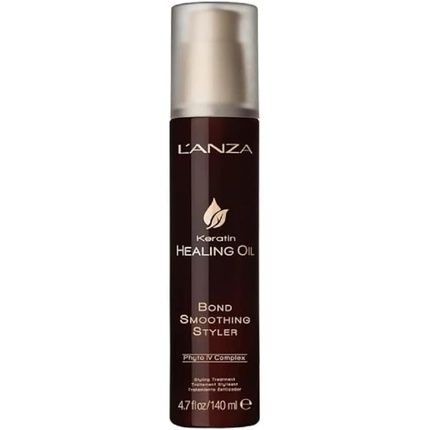 L'Anza Bond Smoothing Styler Keratin Healing Oil Hair Care Bond Repair Treatment & Hair Styling Cream Phyto Iv Complex Hair Repair Treatment Split End Repair Vegan Hair Serum 140Ml Coconut