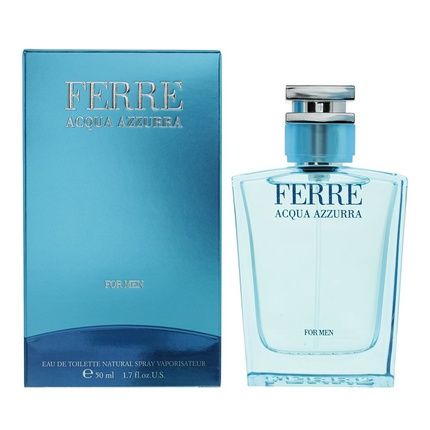 Gianfranco Ferre Aqua Light Blue Gift Box 50Ml Eau De Toilette + 100Ml Shower Gel