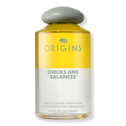 Origins Checks And Balances Milky Oil Cleanser & Makeup Melter 5 Oz Full Size