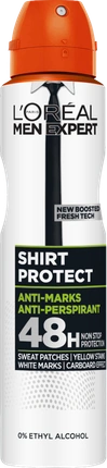 L'Oreal Men Expert Shirt Protect Green 48H Deodorant Spray - 250Ml