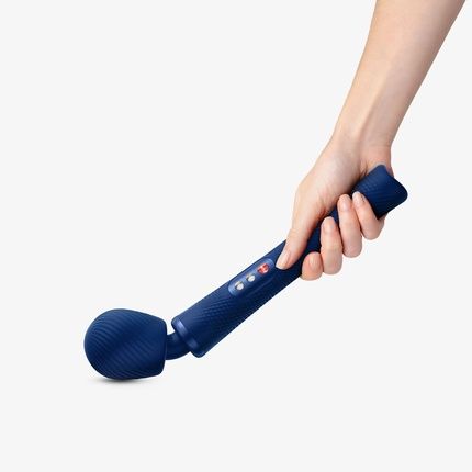 Fun Factory Vim Wand Massager Midnight Blue Made In Germany Rechargeable Massage Device With 3 Massage Programs And Massage Head For Relaxing Full Body Massages Midnight Blue - Image 3