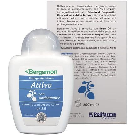Bergamon Intimo Attivo 200Ml