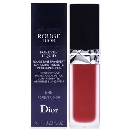 Christian Dior Rouge Dior Forever Liquid Matte 999 Forever Dior Lipstick Women 0.2 Oz