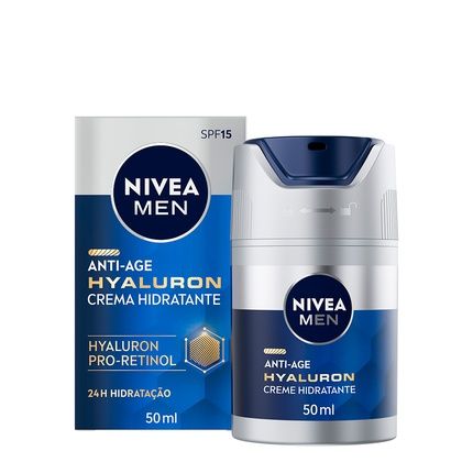Nivea Men Hydrating Antiwrinkle Care 50Ml Nivea Men Hyaluron Moisturizing Cream Spf15 50Ml