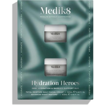 Medik8 Hydration Heroes الترطيب العميق والحاجز يدعم الرطوبة الكاملة