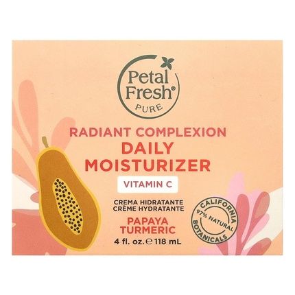 Petal Fresh Pure Radiant Complexion Daily Moisturizer Papaya Turmeric 4 Fl Oz