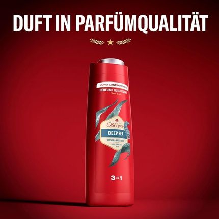 Old Spice Deep Sea 3-In-1 Shower Gel & Shampoo For Men 250Ml - Image 3