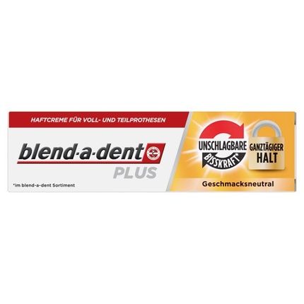 Blendadent Plus Premium Dental Adhesive Cream 40G Unbeatable Hold Fluoridefree