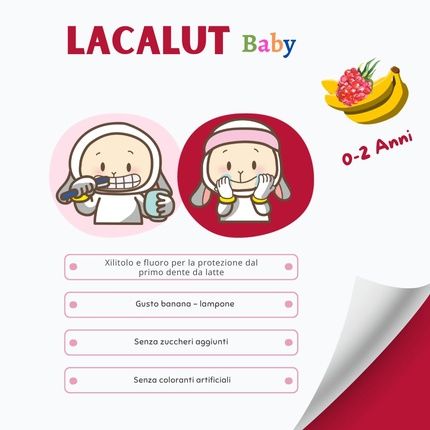 Lacalut Children'S Toothpaste Raspberry Banana 55Ml - Image 3