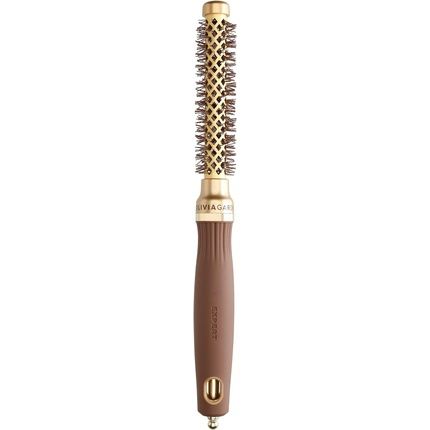 Olivia Garden Expert Blowout Shine Gold & Brown Hairbrush 15 Gold 15Mm