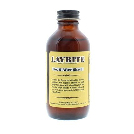 Layrite No.9 Bay Rum Aftershave 118Ml Cooling Invigorating Soothing - Image 3