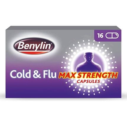 Benylin Cold & Flu Max Strength Capsules 16