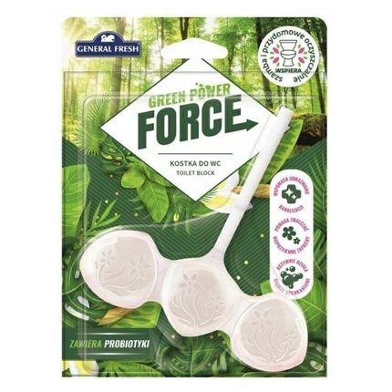 Polhun Toilet Freshener G Fresh 45G Tri Force Flower Green Power Bio