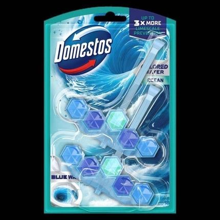 Domestos Power 5 Blue Water Ocean Toilet Block 2 X 48 Grams