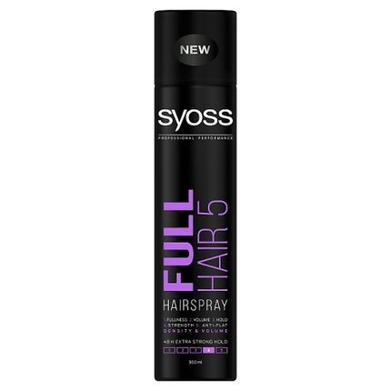 Syoss Full Hair 5 Hairspray Extra Strong 300Ml