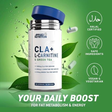 Applied Nutrition Cla L-Carnitine & Green Tea Fat Burner For Weight Loss - Image 3
