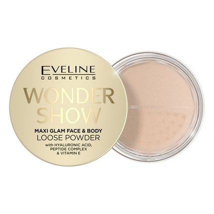 Eveline Wonder Show Maxi Glam Face And Body Illuminating Loose Powder - 6G