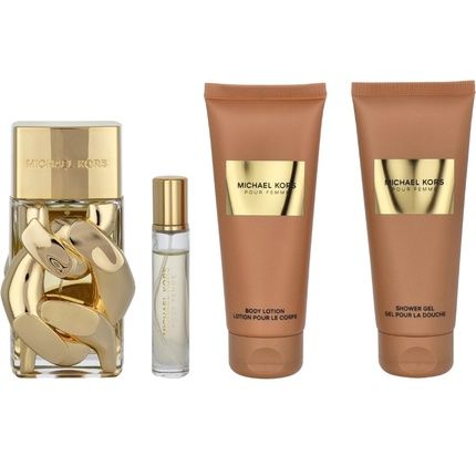 Michael Kors Pour Femme Giftset Includes 100 Ml Eau De Parfum 100 Ml Body Lotion 100 Ml Shower Gel And 10 Ml Eau De Parfum