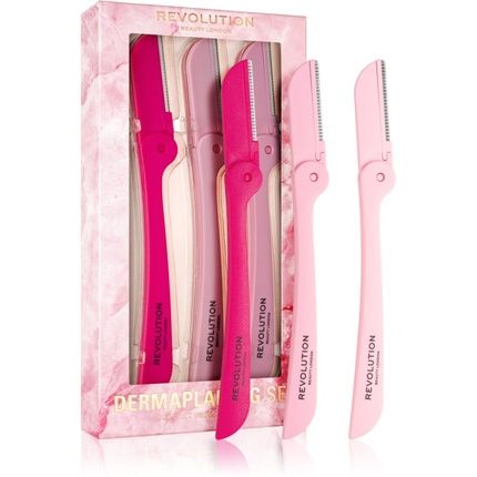 Makeup Revolution Dermaplaning Set - 3 Pcs