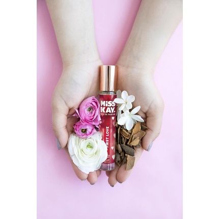 Miss Kay First Love Eau De Parfum 25Ml Fruity Floral Delicate Scent Bergamot Blackcurrant Jasmine Made In Italy 100% Vegan - Image 3