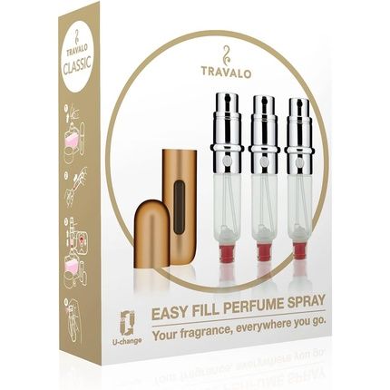 Travalo Gold Perfume Atomizer Set - Image 3