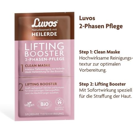 Luvos Lifting Booster Lifting Cream Clean Mask Face Cleansing Mask With Instant Effect 1X9.5Ml