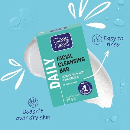 Clean & Clear Facial Cleansing Bar 75G