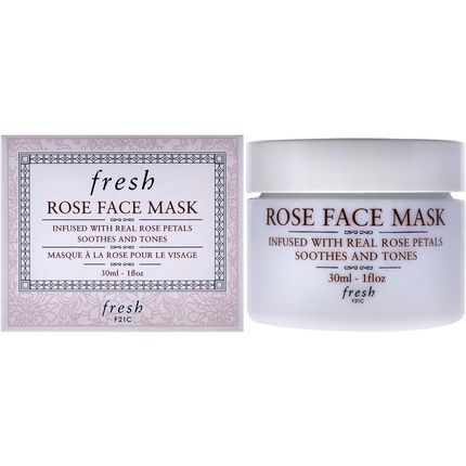 Fresh Rose Face Mask For Women 1Oz