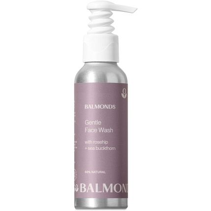 Balmonds Gentle Face Wash 99% Natural Foaming Fragrance-Free Facial Cleanser