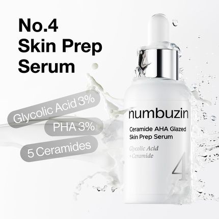 Numbuzin No.4 Ceramide Aha Glazed Skin Prep Exfoliating Serum