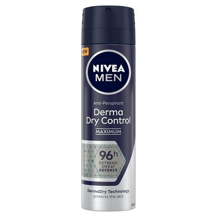 Nivea Men Derma Control Antiperspirant Spray For Men 150Ml
